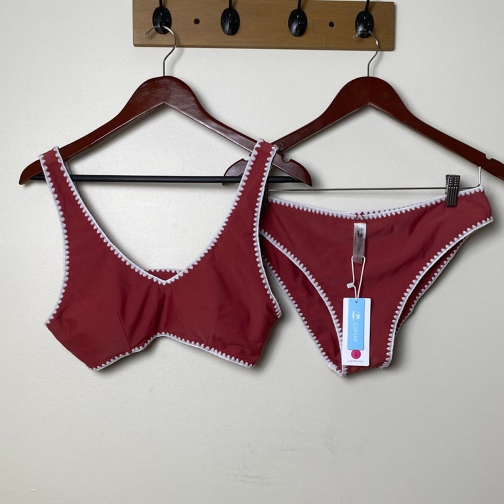 Cupshe bikini burgundy Size L